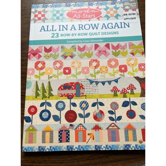 Moda All Stars All in a Row Quilting Book - Picture 1 of 5